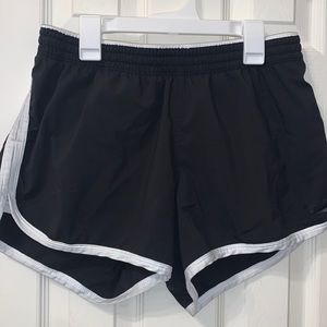 North Face Women’s Black and White Running Shorts